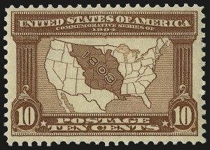 Sale 959, Lot 2733, 1904 Louisiana Purchase Issue (Scott 323-327)