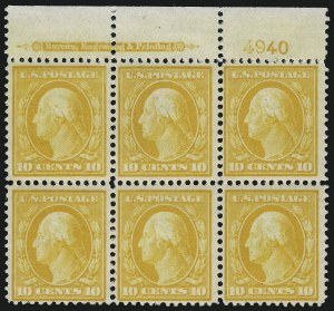 Sale 959, Lot 2751, 1908-10 Washington-Franklin Issues (Scott 331-356)
