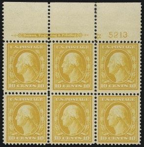 Sale 959, Lot 2801, 1910-13 Washington-Franklin Issue (Scott 374-396)