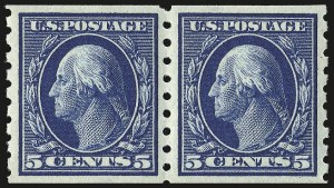 Sale 959, Lot 2816, 1910-13 Washington-Franklin Issue (Scott 374-396)