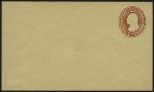 Sale 959, Lot 3249, Postal Stationery, 3c Red on Buff entire, Die I (U2) Sale 959, Lot 3249, Postal Stationery