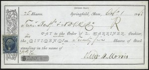 Sale 959, Lot 3303, Revenues on Documents from the Henry Tolman II Collection