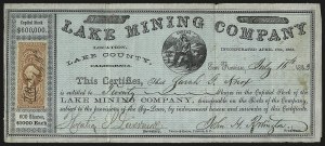 Sale 959, Lot 3328, Revenues on Documents from the Henry Tolman II Collection