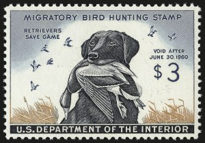 Sale Number 959, Lot Number 3389, Hunting Permit Singles