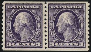 Sale 959, Lot 3510, Group Lots by Issue, 3c-5c 1914 Issue Coils (445-447) Sale 959, Lot 3510, Group Lots by Issue