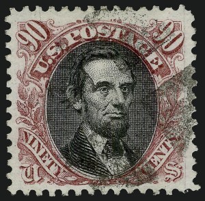 Sale 961, Lot 85, 1875 Re-Issue of 1869 Pictorial Issue