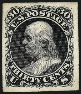 Sale 962, Lot 2027, Essays, Proofs and Specimens (1847 Issue thru 1861 Issue)