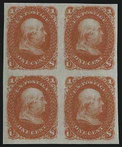 Sale 962, Lot 2049, Essays, Proofs and Specimens (1861 Issue thru 1869 Pictorials)