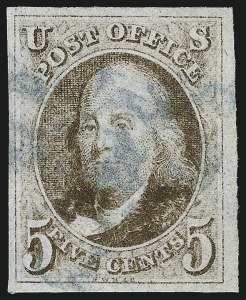Sale 962, Lot 2187, 1847 Issue (Scott 1-4)