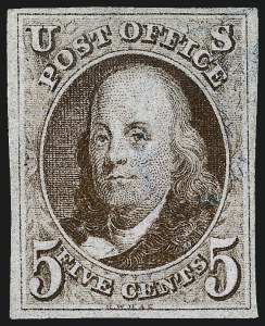 Sale 962, Lot 2189, 1847 Issue (Scott 1-4)