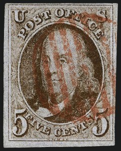 Sale 962, Lot 2199, 1847 Issue (Scott 1-4)