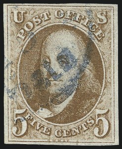 Sale 962, Lot 2214, 1847 Issue (Scott 1-4)