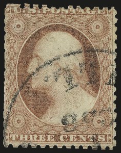 Sale 962, Lot 2235, 1851-56 Issue (Scott 5-17)