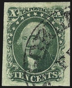 Sale 962, Lot 2254, 1851-56 Issue (Scott 5-17)
