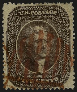 Sale 962, Lot 2283, 1857-60 Issue (Scott 18-39)