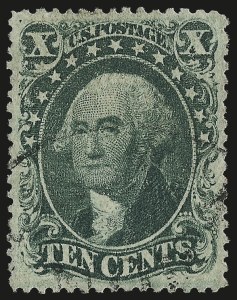 Sale Number 962, Lot Number 2285, 1857-60 Issue (Scott 18-39)