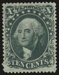 Sale 962, Lot 2286, 1857-60 Issue (Scott 18-39)