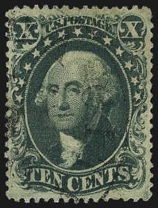 Sale Number 962, Lot Number 2287, 1857-60 Issue (Scott 18-39) Sale Number 962, Lot Number 2287, 1857-60 Issue (Scott 18-39)