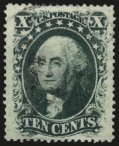 Sale Number 962, Lot Number 2289, 1857-60 Issue (Scott 18-39)