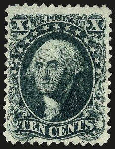 Sale 962, Lot 2306, 1875 Reprint of 1857-60 Issue (Scott 40-47)