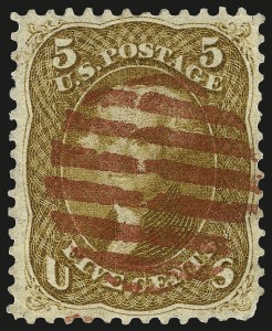 Sale 962, Lot 2325, 1861-66 Issue (Scott 62B-78)