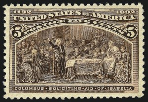 Sale 962, Lot 2495, Columbian Issue (Scott 230-245)