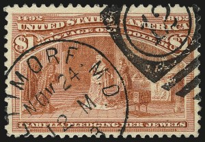 Sale 962, Lot 2515, Columbian Issue (Scott 230-245)