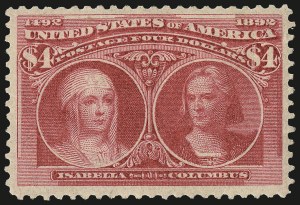 Sale 962, Lot 2527, Columbian Issue (Scott 230-245)