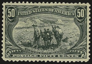 Sale 962, Lot 2582, Trans-Mississippi Issue (Scott 285-293)