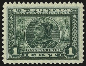 Sale Number 962, Lot Number 2699, Panama-Pacific Issue (Scott 397-404) Sale Number 962, Lot Number 2699, Panama-Pacific Issue (Scott 397-404)