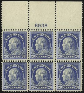 Sale 962, Lot 2786, 1912-23 Issues (Scott 405-524)