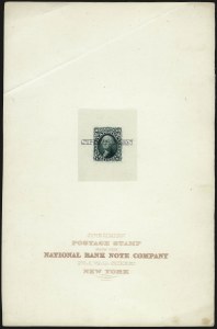 Sale 967, Lot 4013, Essays, Proofs and Specimens