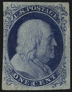 Sale 967, Lot 4090, 1851-56 Issue (Scott 5-17)