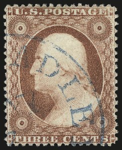 Sale Number 967, Lot Number 4124, 1857-60 Issue (Scott 18-39) Sale Number 967, Lot Number 4124, 1857-60 Issue (Scott 18-39)