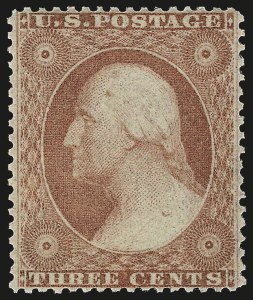 Sale Number 967, Lot Number 4125, 1857-60 Issue (Scott 18-39)