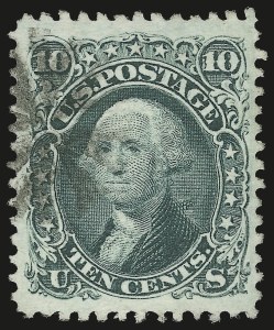 Sale 967, Lot 4198, 1867-68 Grilled Issue (Scott 79-101), including the 10c Z Grill