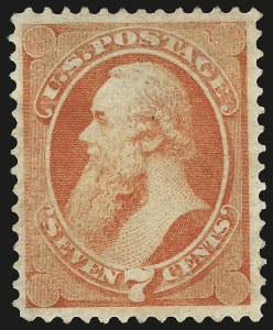 Sale 967, Lot 4277, 1870-71 National Bank Note Co. Ungrilled Issue (Scott 145-155)