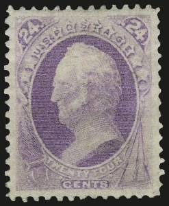 Sale 967, Lot 4279, 1870-71 National Bank Note Co. Ungrilled Issue (Scott 145-155)