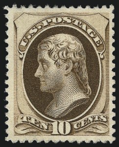 Sale 967, Lot 4302, 1879 American Bank Note Co. Issue (Scott 182-191)