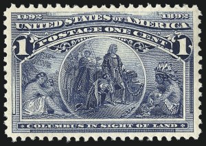 Sale Number 967, Lot Number 4352, 1893 Columbian Issue (Scott 230-245) Sale Number 967, Lot Number 4352, 1893 Columbian Issue (Scott 230-245)