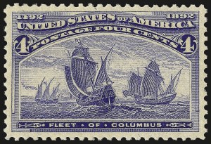 Sale Number 967, Lot Number 4359, 1893 Columbian Issue (Scott 230-245) Sale Number 967, Lot Number 4359, 1893 Columbian Issue (Scott 230-245)