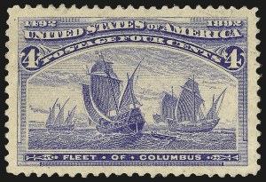 Sale Number 967, Lot Number 4362, 1893 Columbian Issue (Scott 230-245) Sale Number 967, Lot Number 4362, 1893 Columbian Issue (Scott 230-245)