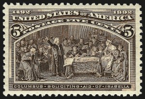 Sale Number 967, Lot Number 4364, 1893 Columbian Issue (Scott 230-245) Sale Number 967, Lot Number 4364, 1893 Columbian Issue (Scott 230-245)