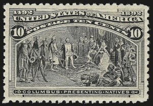 Sale Number 967, Lot Number 4379, 1893 Columbian Issue (Scott 230-245) Sale Number 967, Lot Number 4379, 1893 Columbian Issue (Scott 230-245)