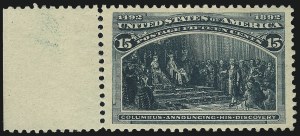 Sale 967, Lot 4384, 1893 Columbian Issue (Scott 230-245)