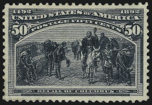 Sale 967, Lot 4395, 1893 Columbian Issue (Scott 230-245), 50c Columbian (240) Sale 967, Lot 4395, 1893 Columbian Issue (Scott 230-245)