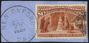 Sale 967, Lot 4400, 1893 Columbian Issue (Scott 230-245)