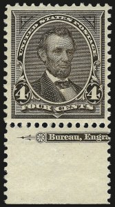 Sale Number 967, Lot Number 4434, 1895 Watermarked Bureau Issue (Scott 264-278) Sale Number 967, Lot Number 4434, 1895 Watermarked Bureau Issue (Scott 264-278)