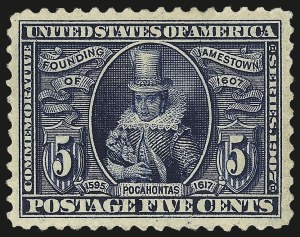 Sale Number 967, Lot Number 4530, 1904 Louisiana Purchase, Jamestown Issues (Scott 323-330)