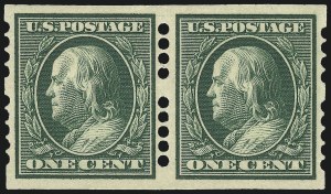 Sale 967, Lot 4555, Private Vending & Affixing Machine Perforations (Farwell Co.)